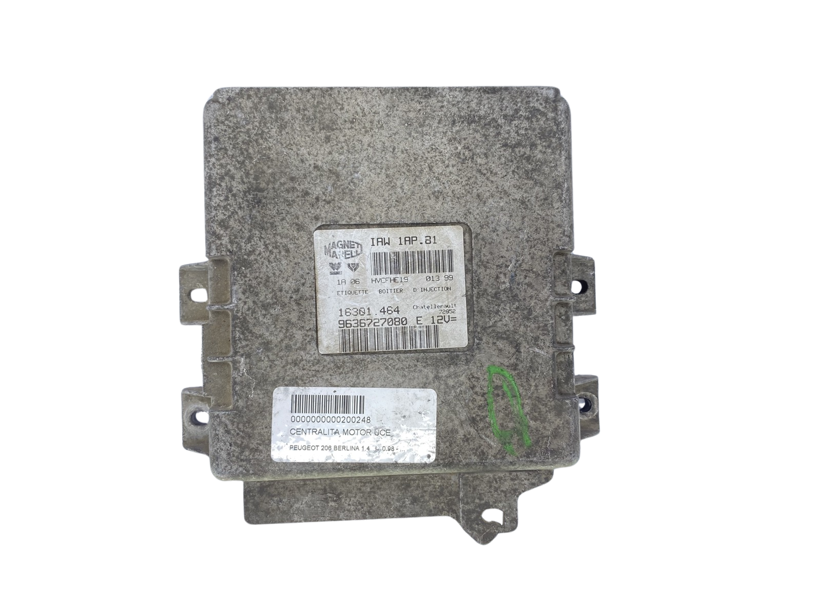 Controller 9636727080 16301.464 IAW1AP.81 PSA Magneti Marelli 61167 main product photo