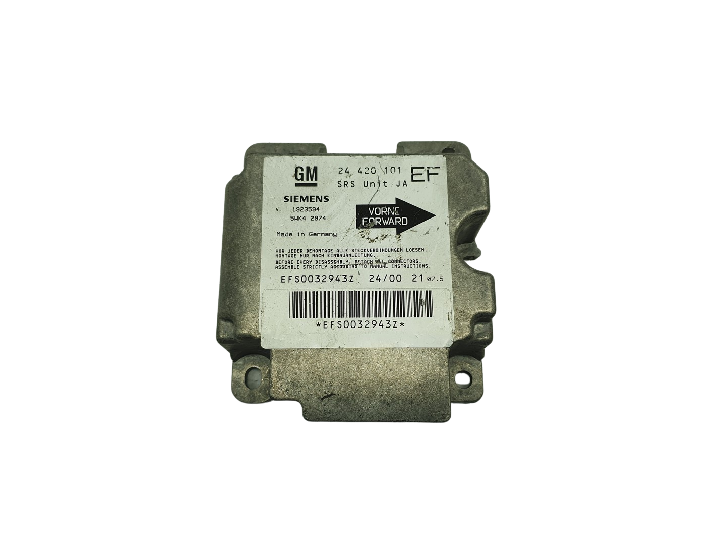 Controller 24420101 5WK42974 Opel Siemens 69103 main product photo