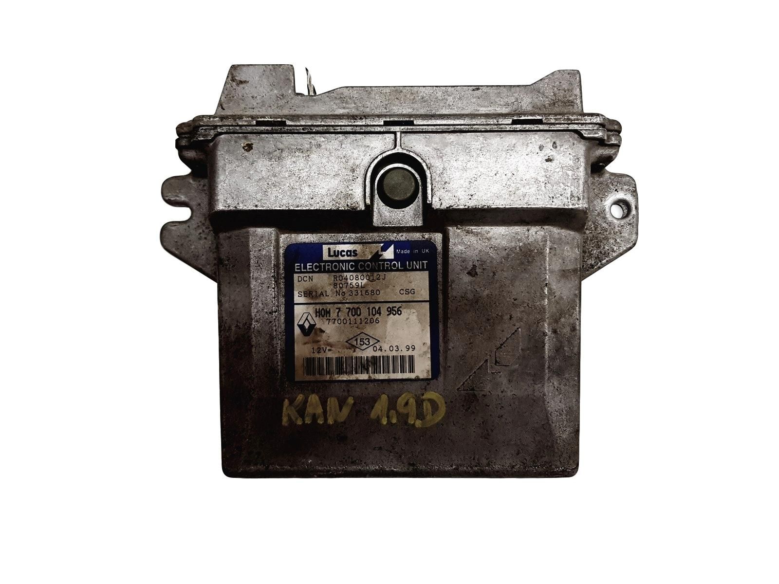 Controller 7700104956 7700111206 R04080012J Renault Lucas 4401 main product photo