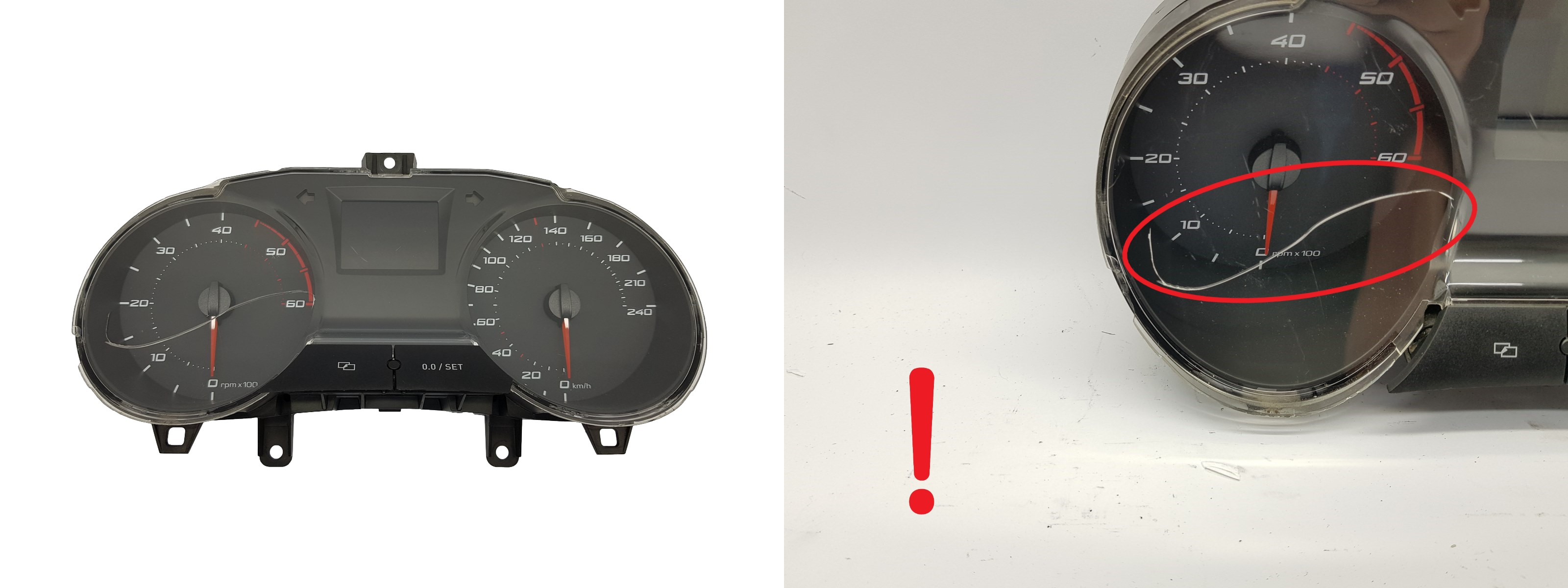 Speedometer/Instrument Cluster Seat Ibiza 6J0920801A 3128 main product photo