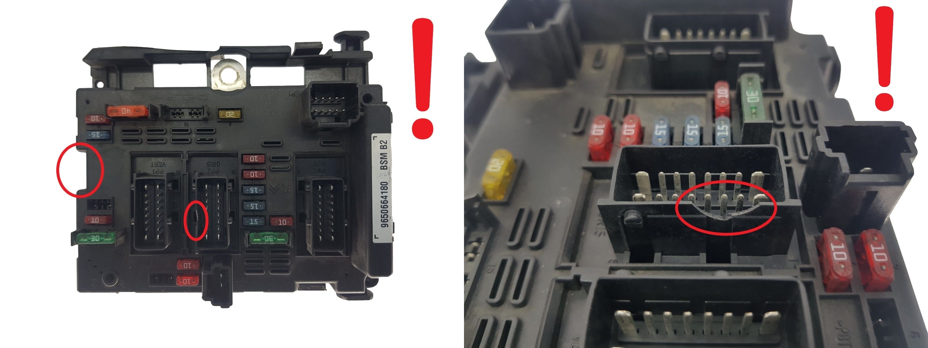 Controller BSM B2 9650664180 PSA Delphi 1794 main product photo