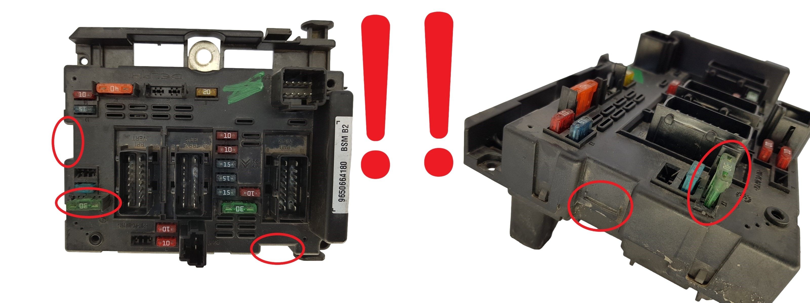 Controller BSM B2 9650664180 PSA Delphi 1313 main product photo