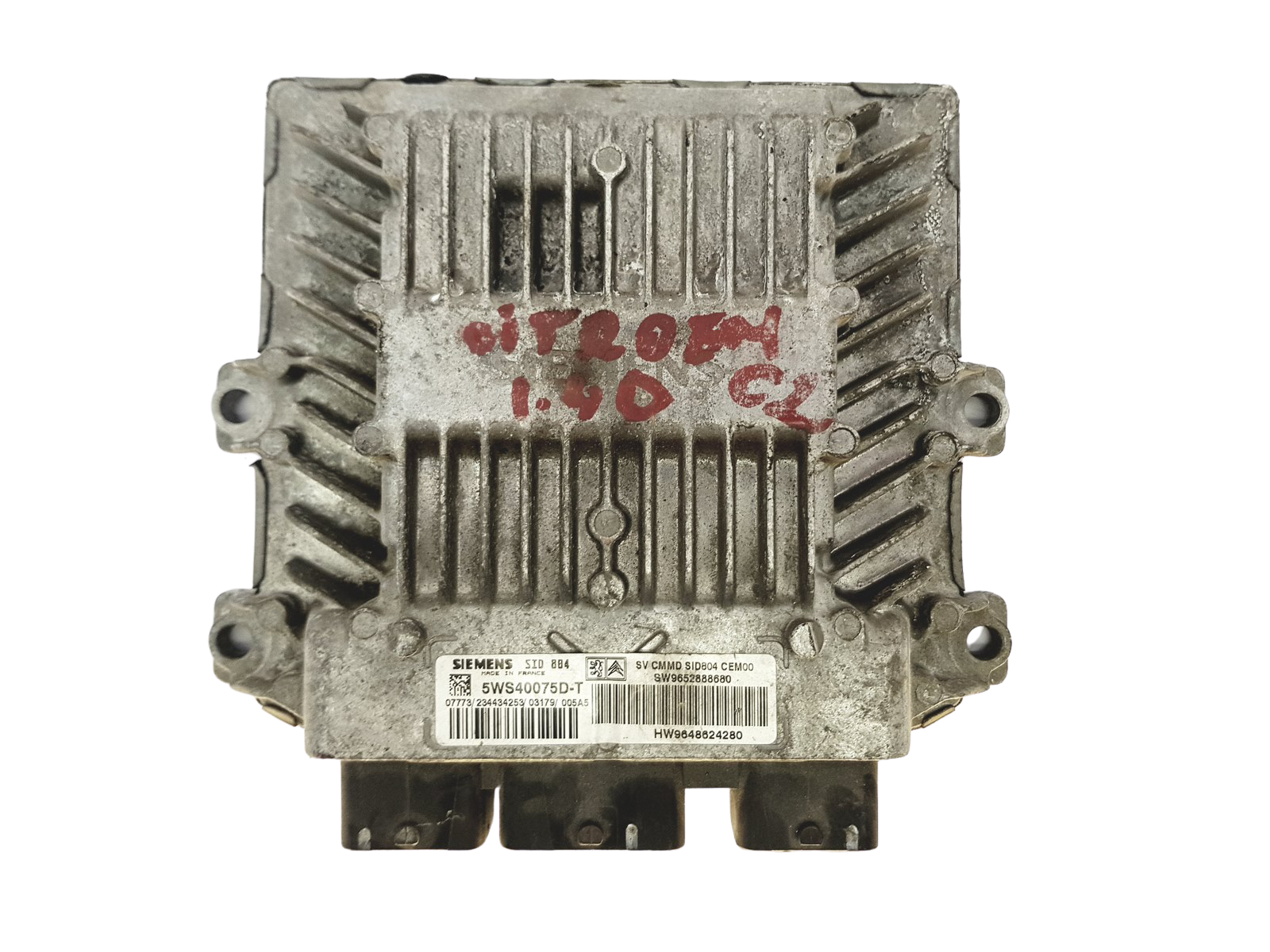 Controller 5WS40075D-T 9652888680 9648624280 PSA Siemens main product photo