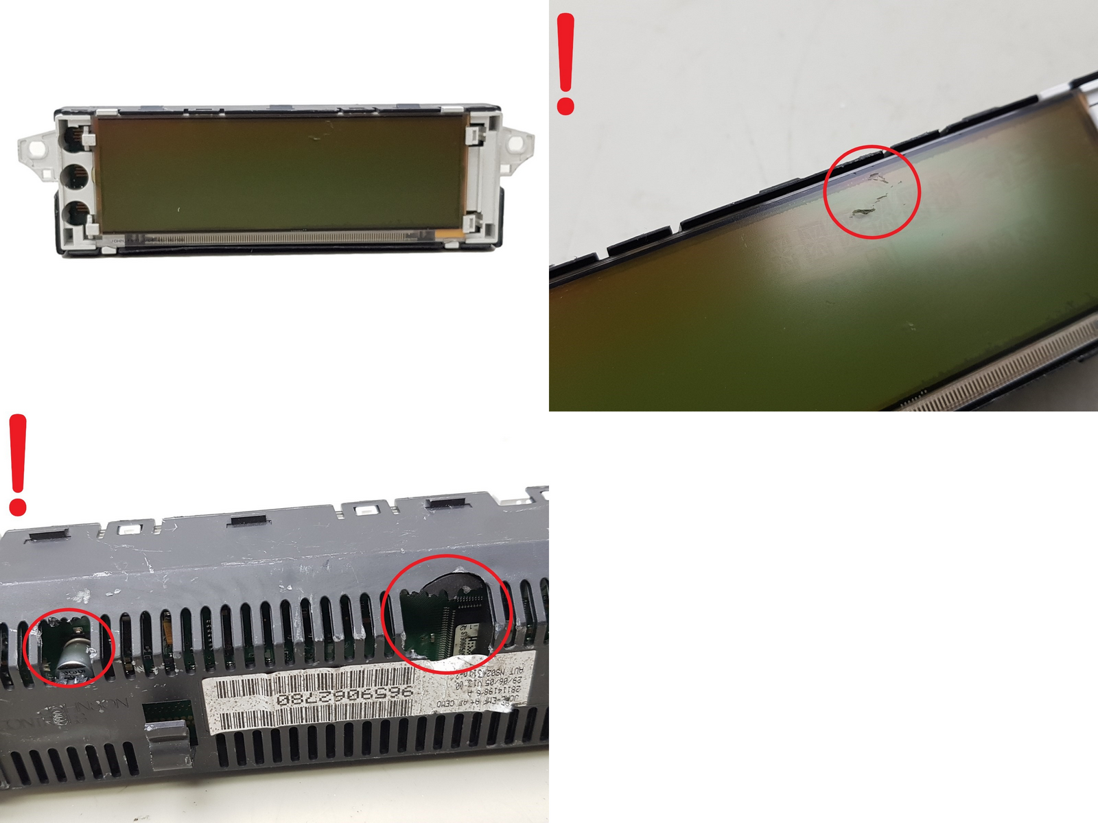 Radio Display Citroen C4 9659062780 main product photo