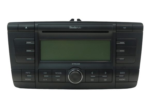 Cd Radio Player Skoda Octavia 2 1Z0035161A VP4SBF-18C815-AF STREAM main product photo