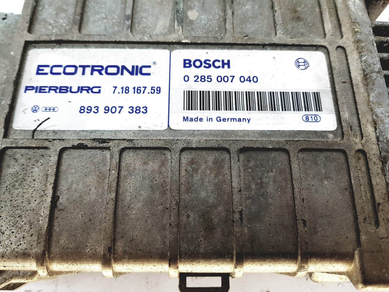 Controller 0285007040 7.18167.59 893907383 VW Audi Bosch 18299 main product photo