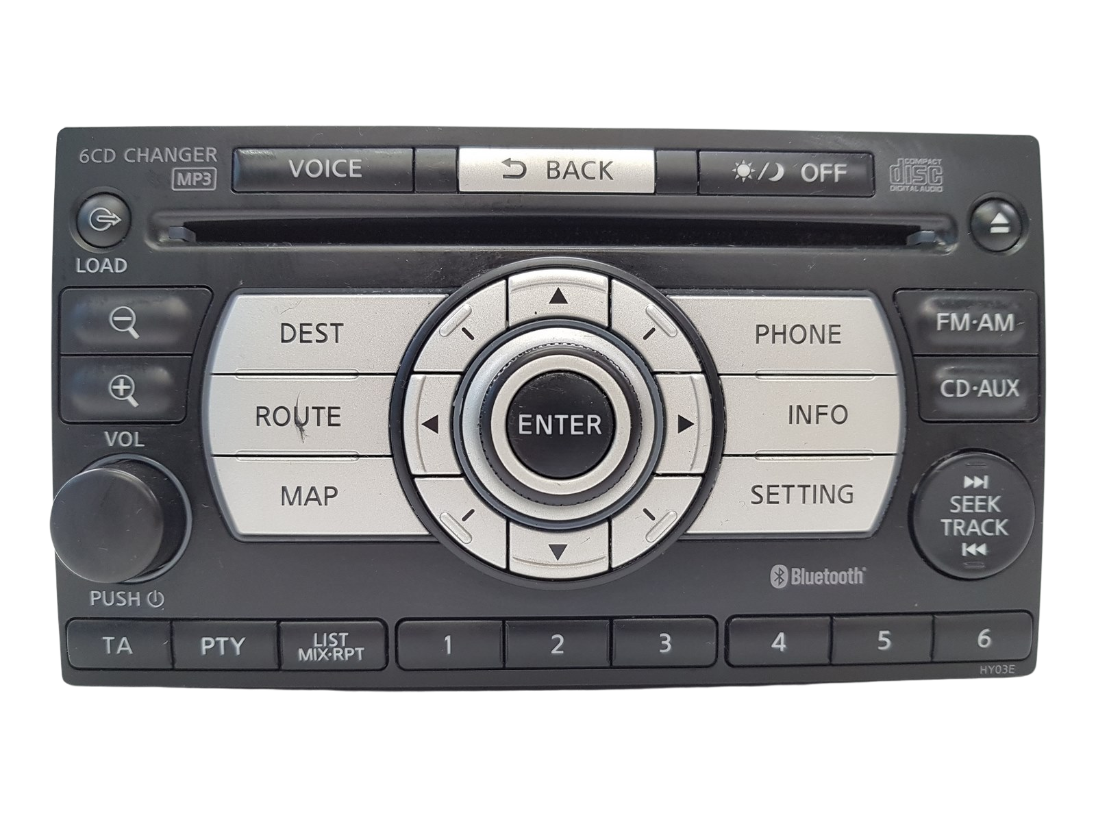 Cd Radio Player Navi BT Nissan Qashqai 28185JG45A PN-3153F-A main product photo