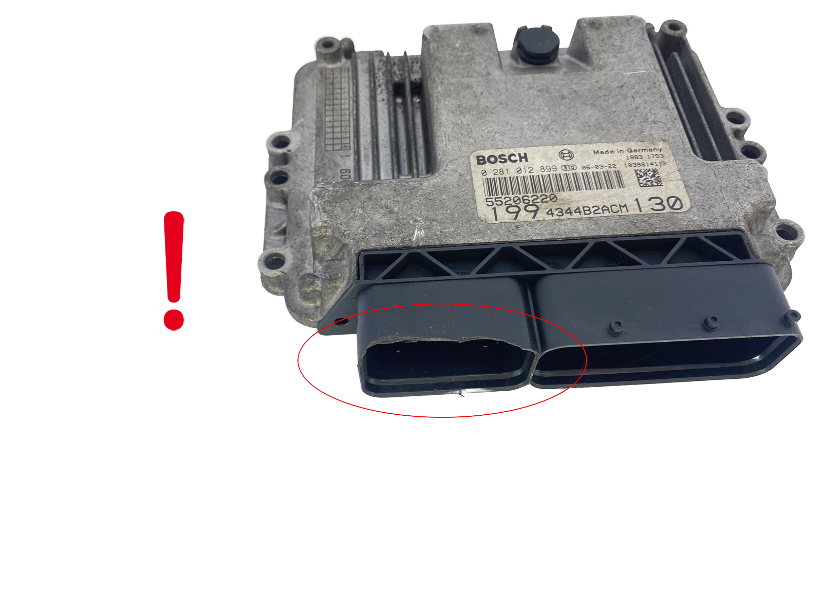 Controller 55206220 0281012899 4344B2ACM Fiat Bosch 60295 main product photo