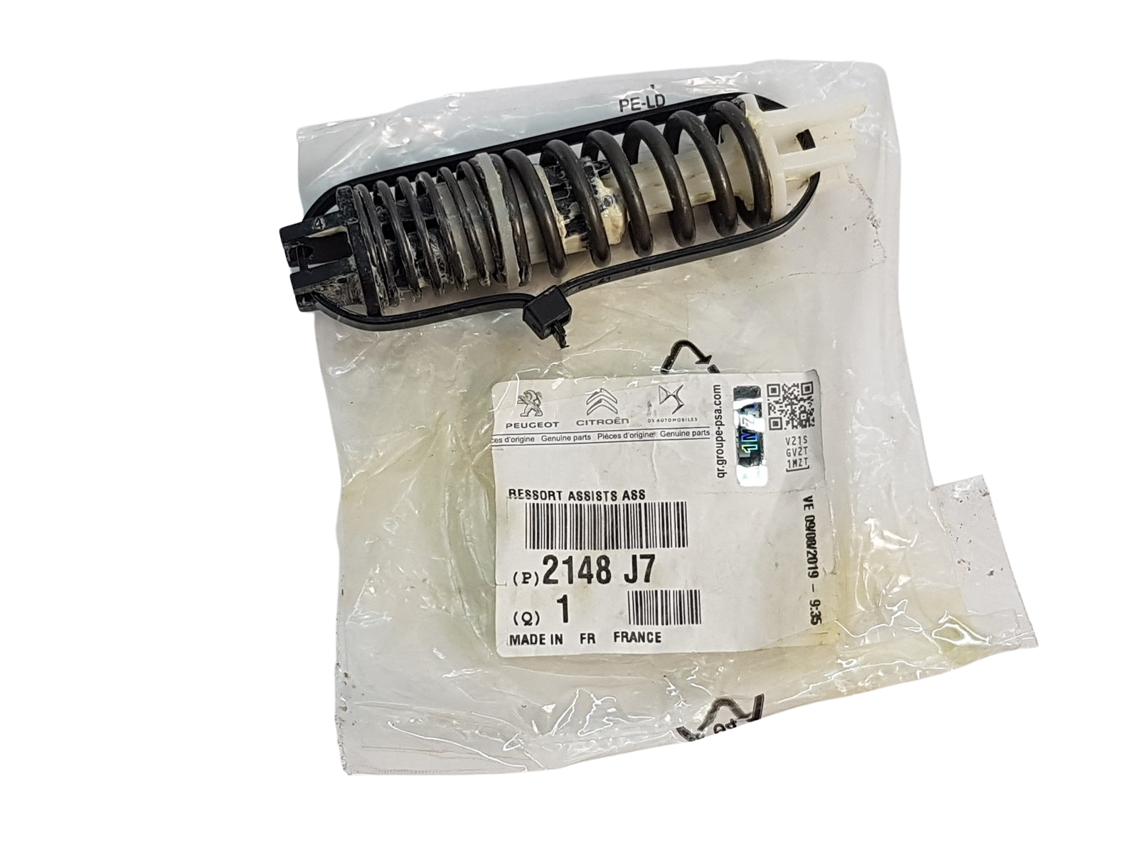 Clutch Pedal Return Spring New Original Citroen Peugeot 2148.J7 2148J7 main product photo