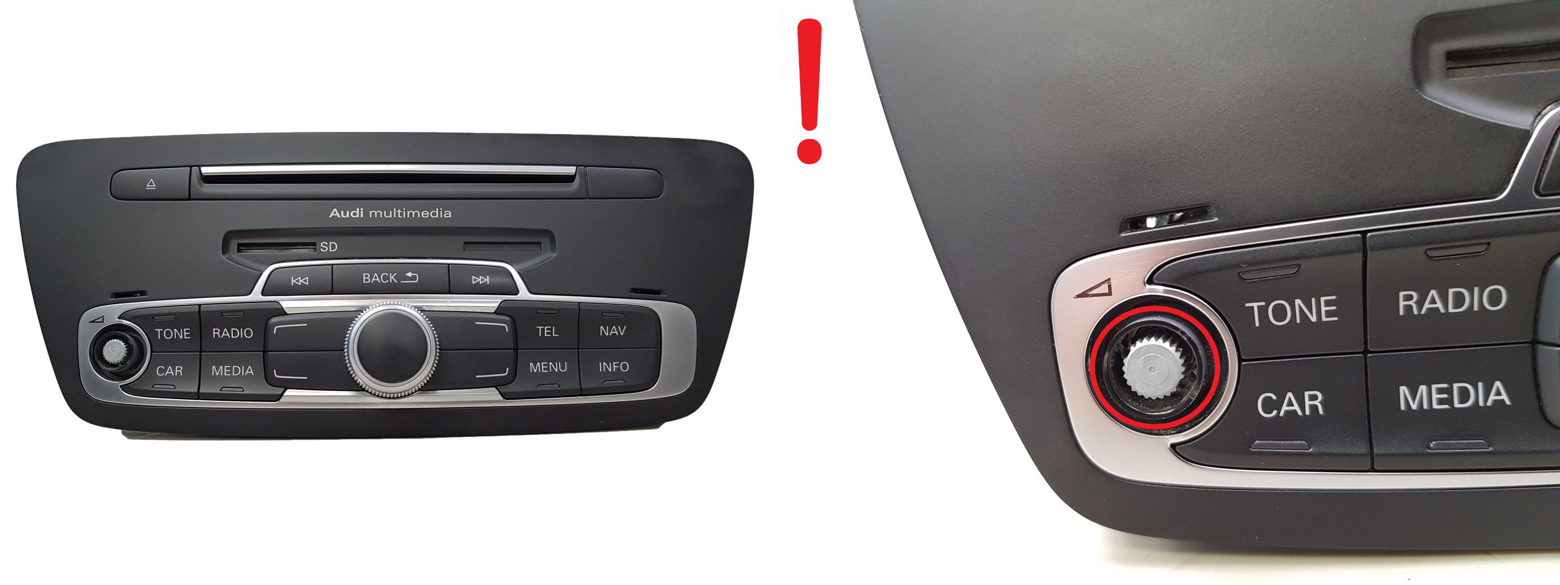 Navigation Radio SD Audi Q3 8U1035183A main product photo