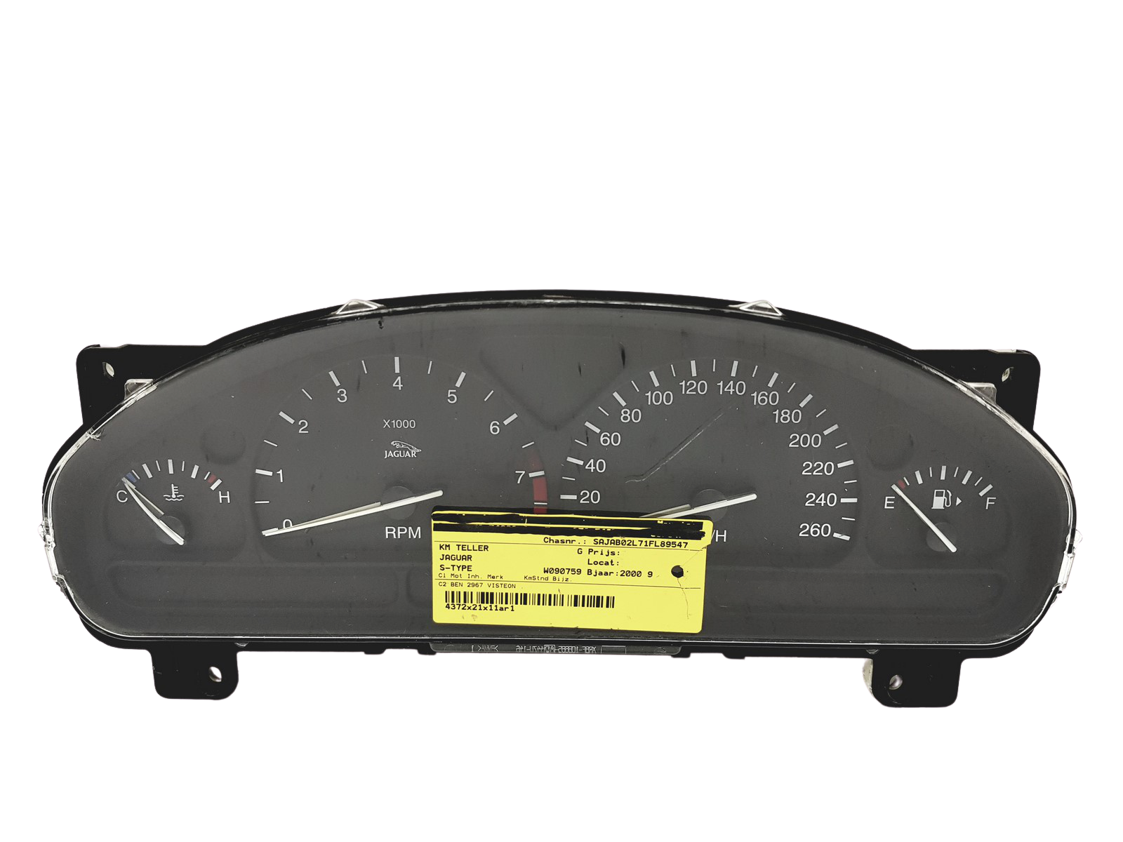 Speedometer/Instrument Cluster Jaguar S-Type XR8F-10849-AL 30612 main product photo