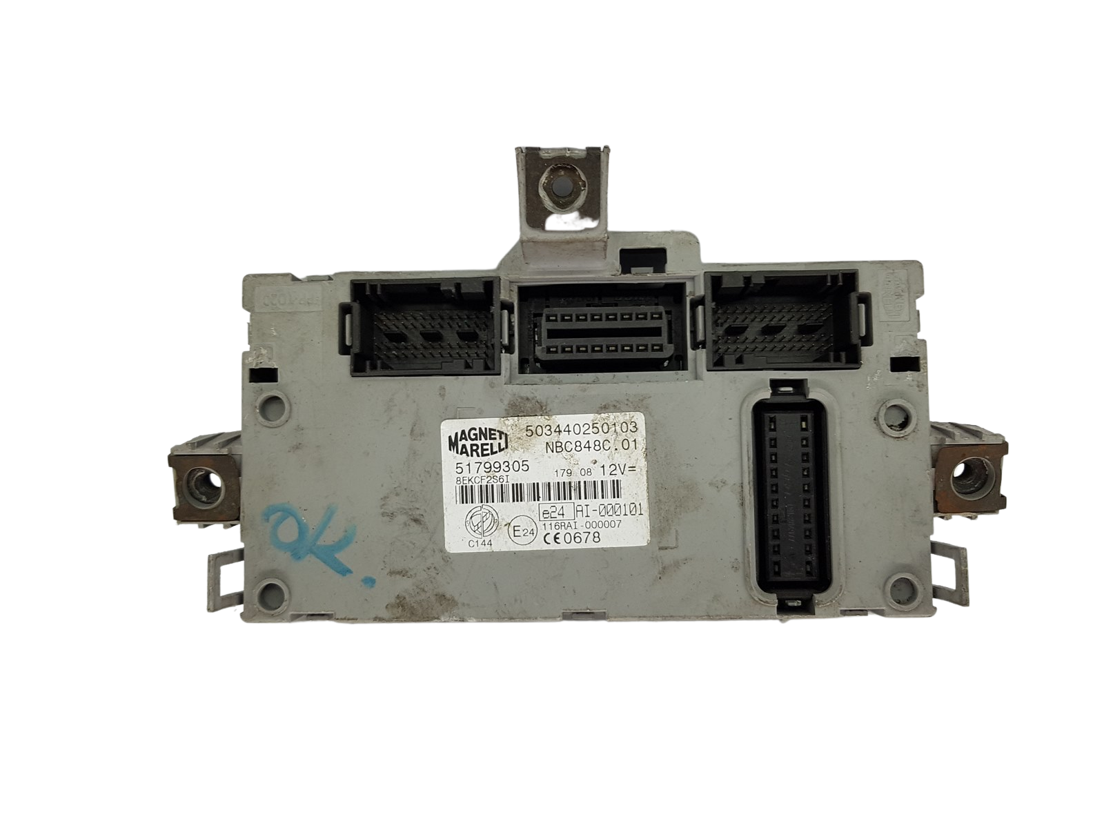 Controller BSI Lancia 51799305 503440250103 NBC848C.01 Magneti Marelli main product photo
