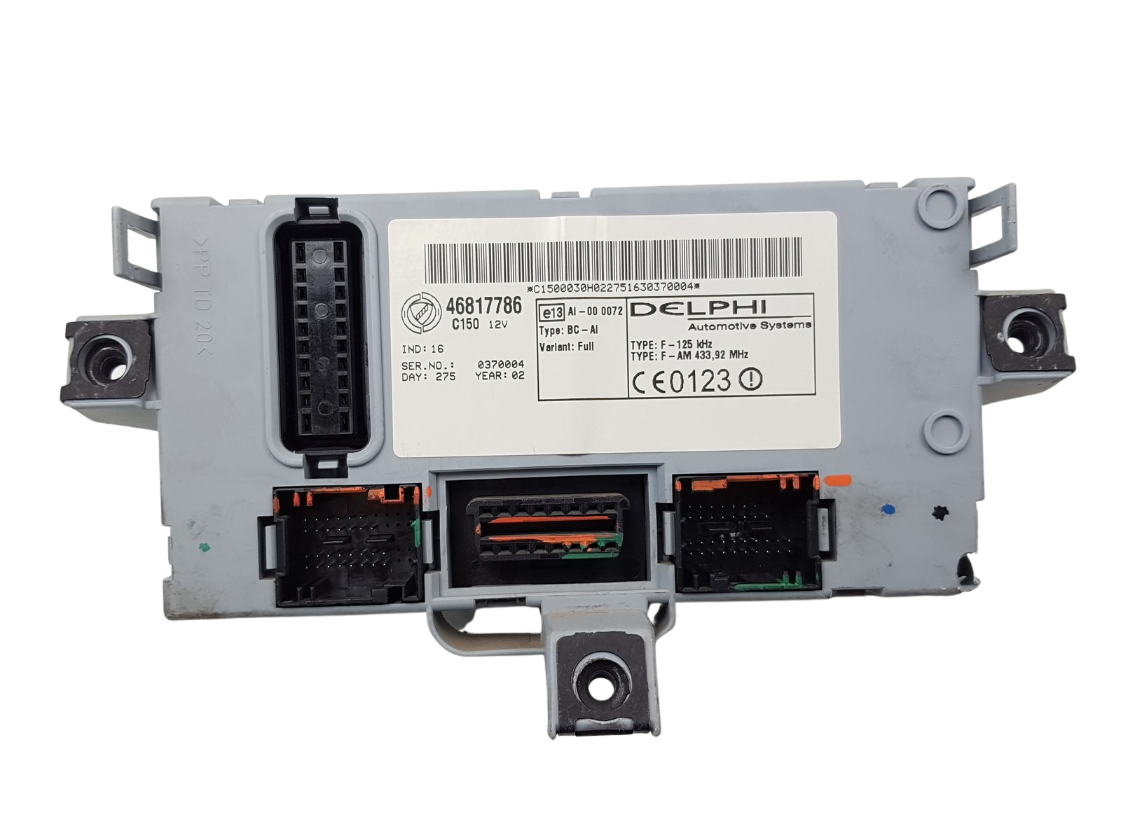 Comfort Controller Fiat 46817786 Delphi main product photo