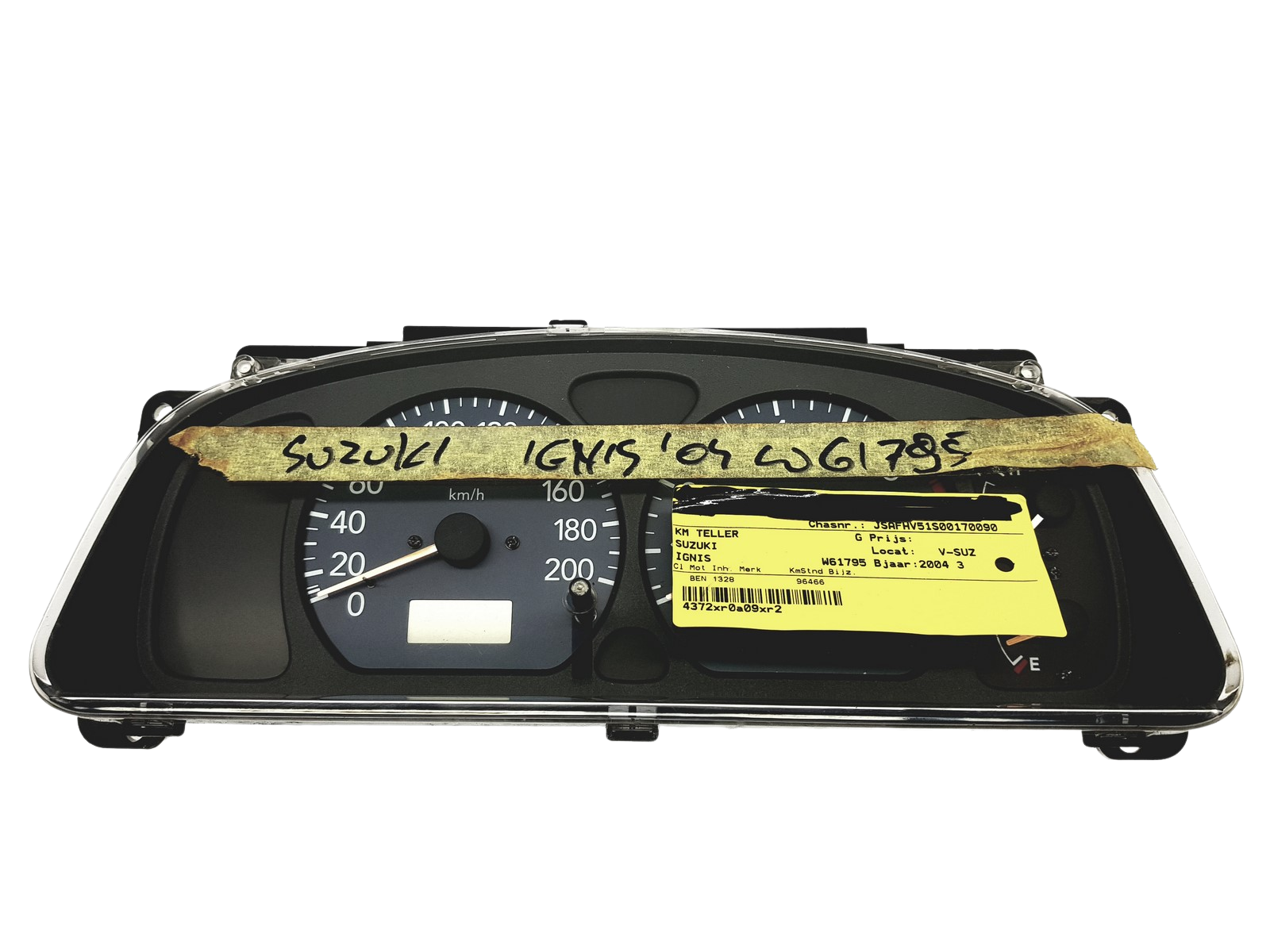 Speedometer/Instrument Cluster Suzuki Ignis 34100-80G40 34100-8GA 53470 main product photo