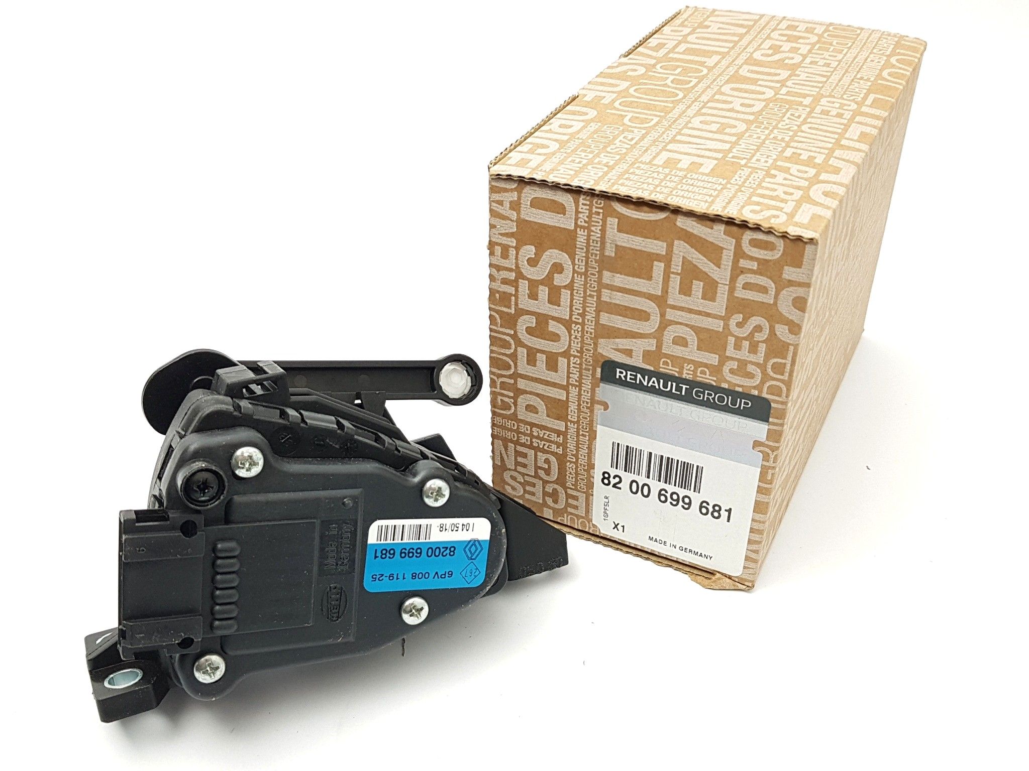 Pedal Potentiometer Original Renault Clio II Kangoo Thalia 8200699681 main product photo