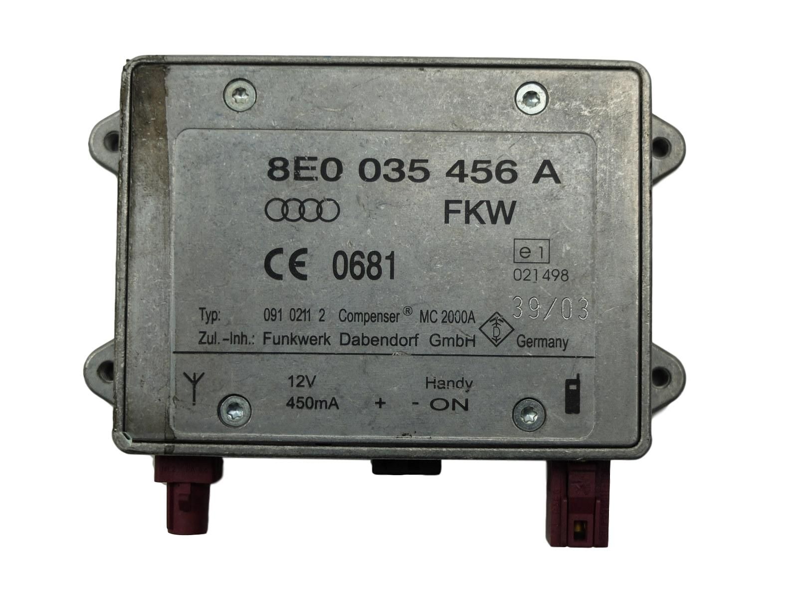 Audio Amplifier Audi 8E0035456A FKW main product photo