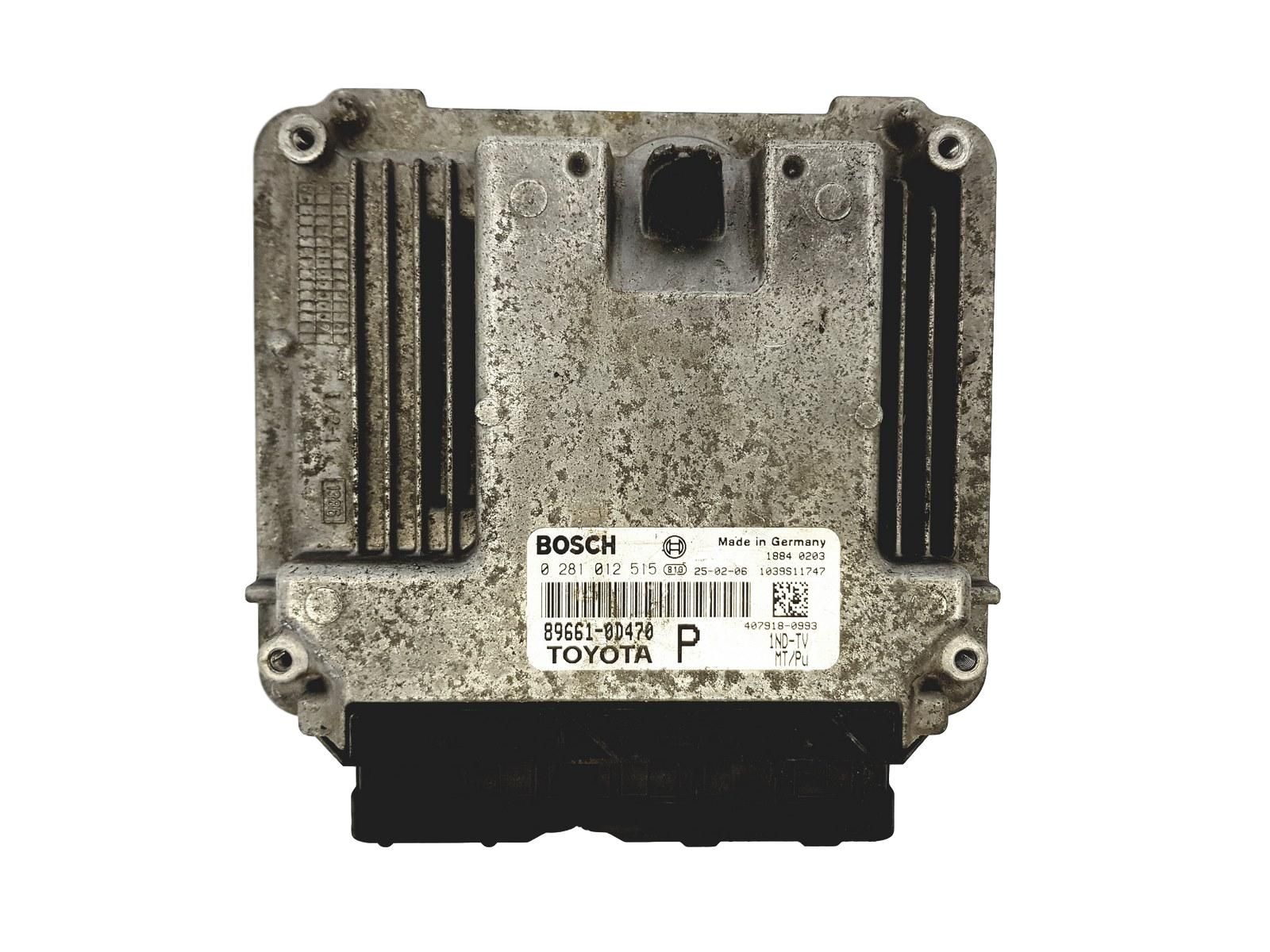 Controller 0281012515 89661-0D470 Toyota Bosch 13456 main product photo