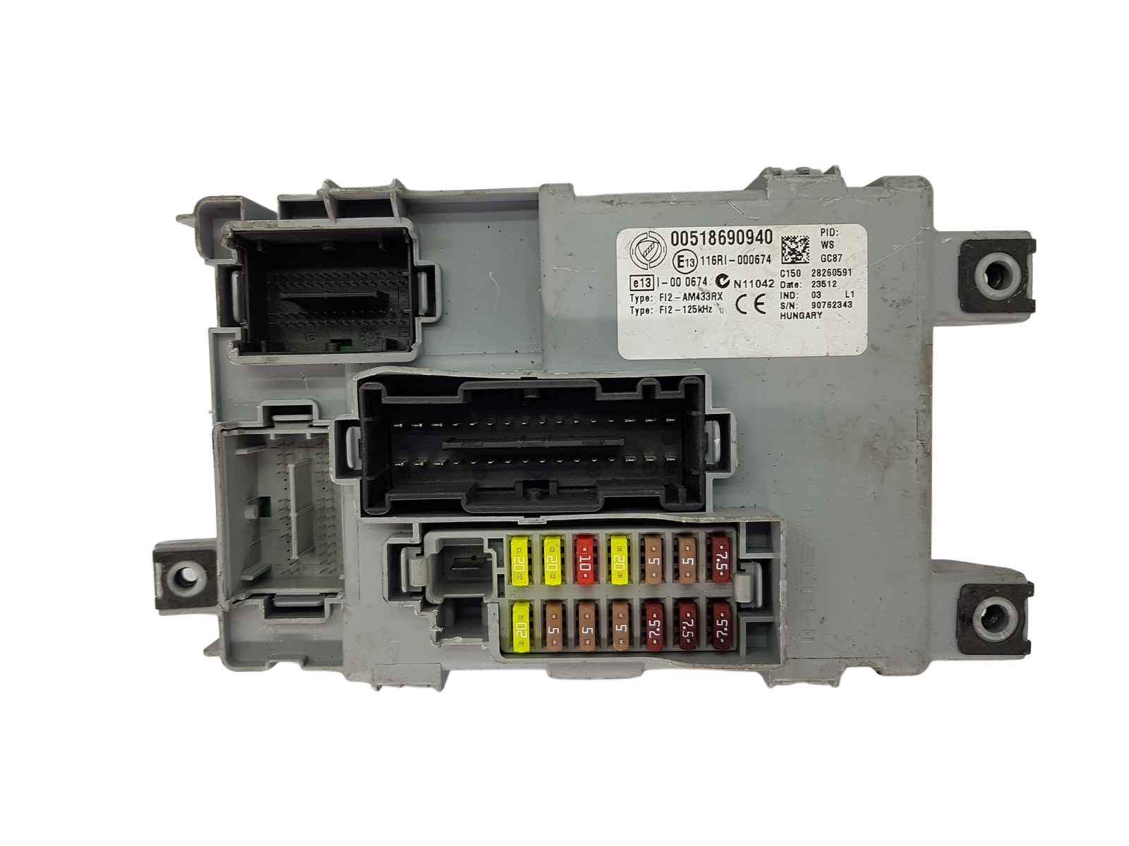 Controller 00518690940 28260591 Fiat Delphi 19841 main product photo
