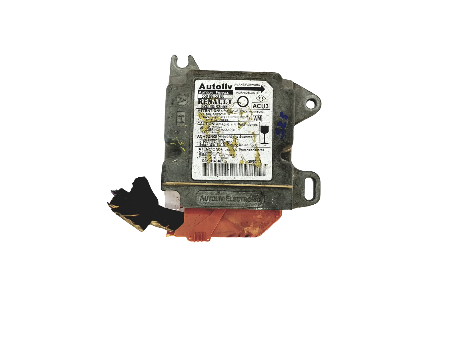Controller Moduł 8200058365E 550885300 Renault Autoliv main product photo