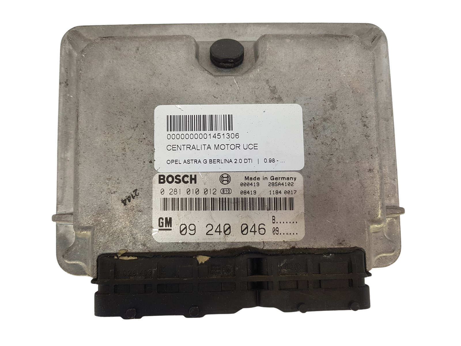 Controller 09240046 0281010012 Opel Bosch GM main product photo