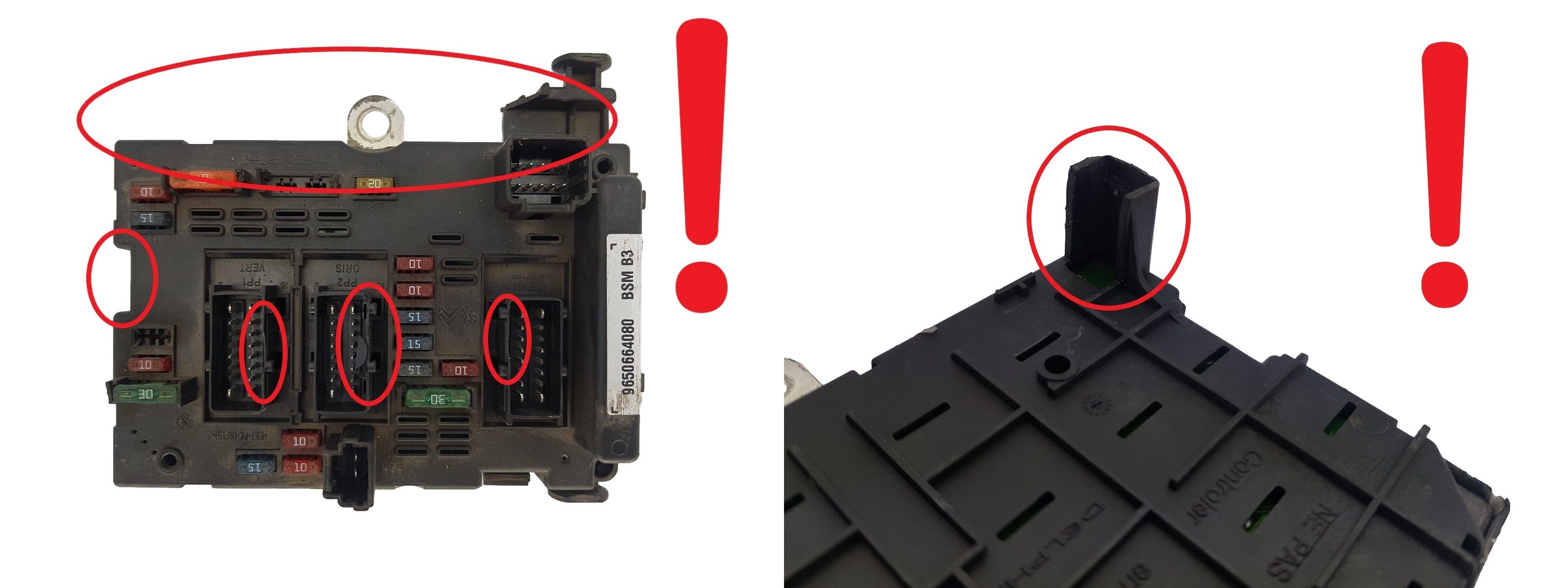 Controller BSM B3 9650664080 PSA Delphi 1337 main product photo
