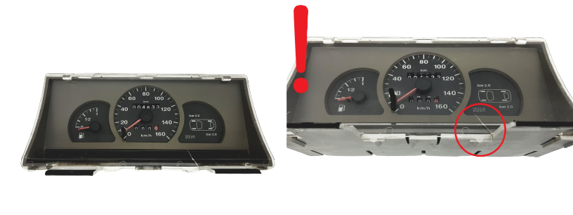 Speedometer/Instrument Cluster Fiat Cinquecento 46475265 Veglia main product photo