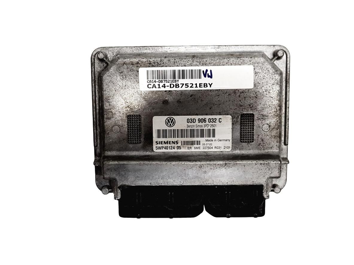 Controller 03D906032C 5WP40124 05 VW Siemens 7521 main product photo