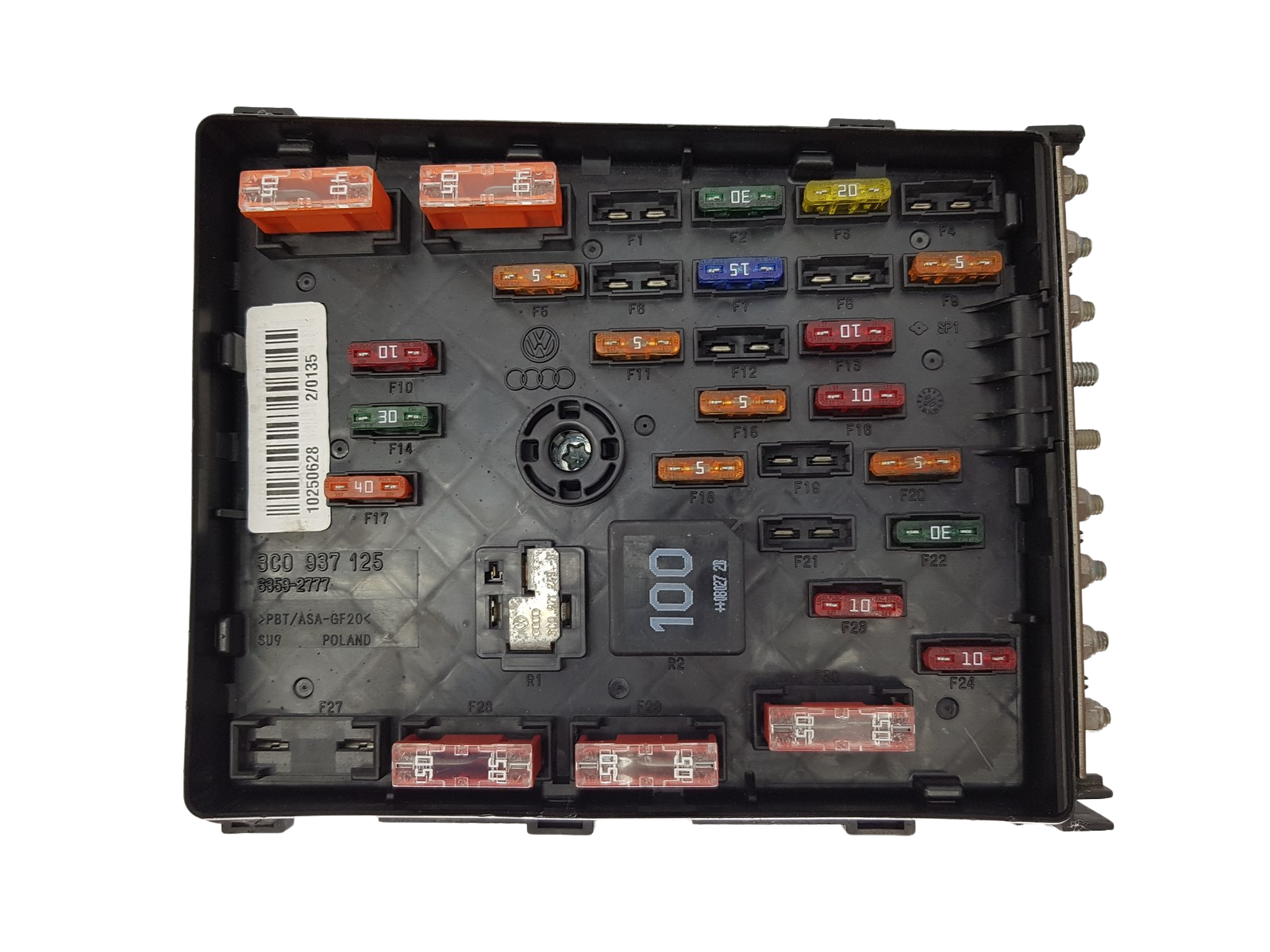 Fuse Box 3C0937125 6359-2777 VW SEAT Audi 19092 main product photo