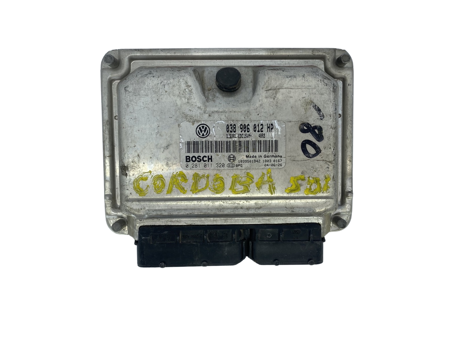 Controller 038906012HP 0281011320 Seat VW Bosch 51805 main product photo