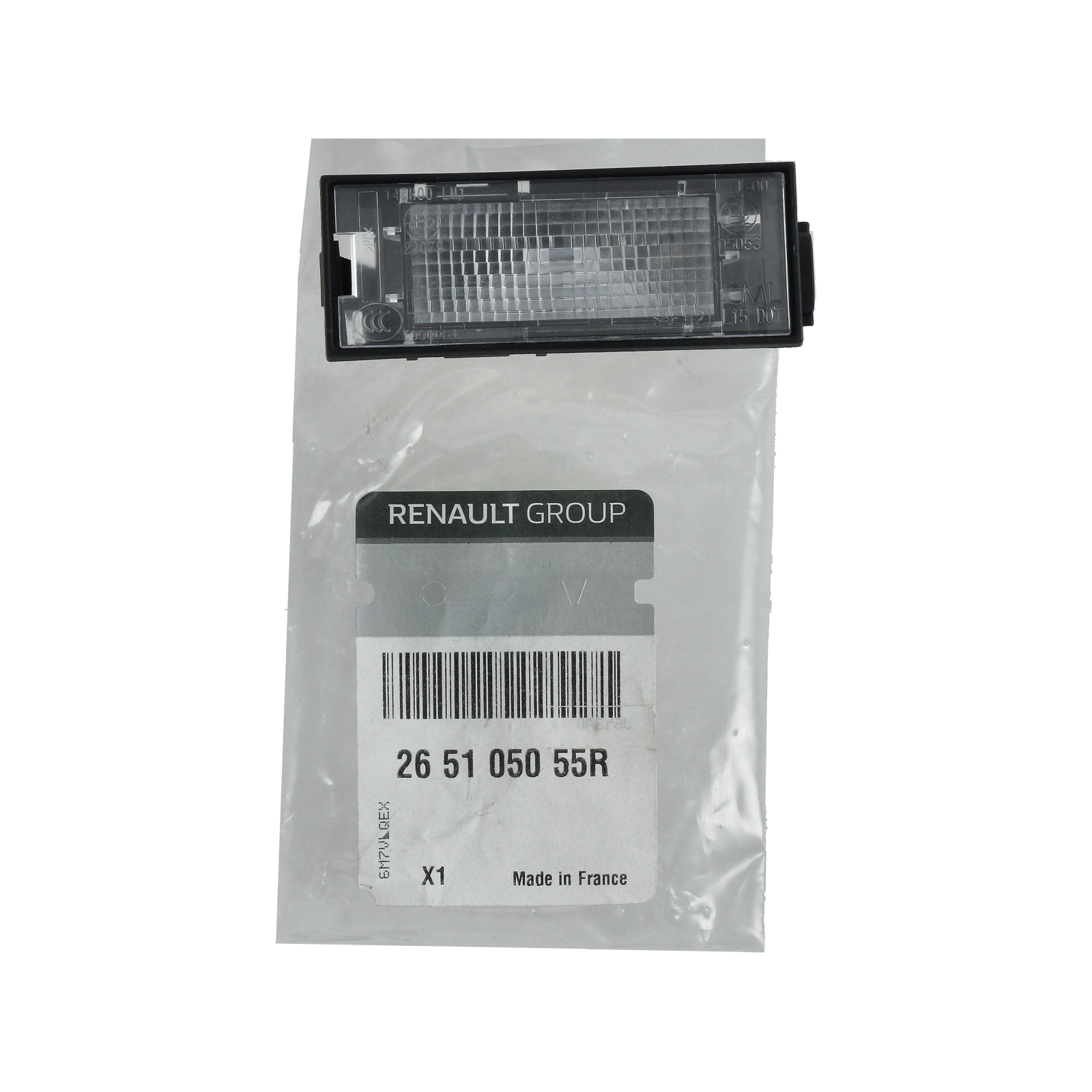 License Plate Light Original 265105055R Renault Dacia main product photo