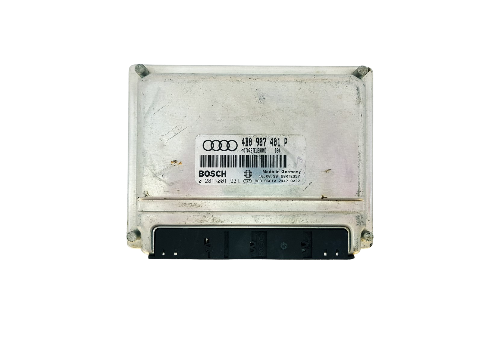 Engine Controller 4B0907401P 0281001931 Audi Bosch 32438 main product photo