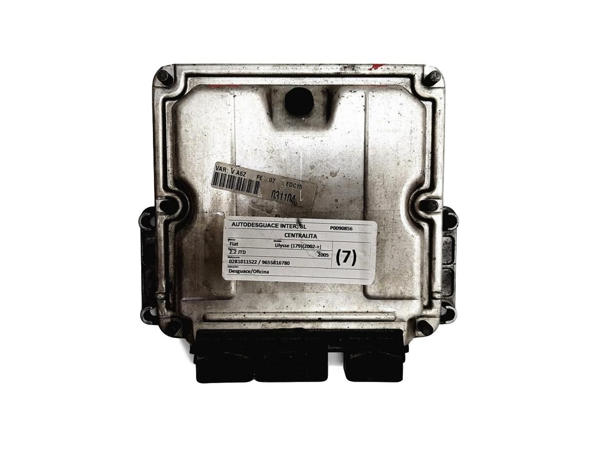 Controller 9655816780 0281011522 9640938180 PSA Fiat Bosch main product photo