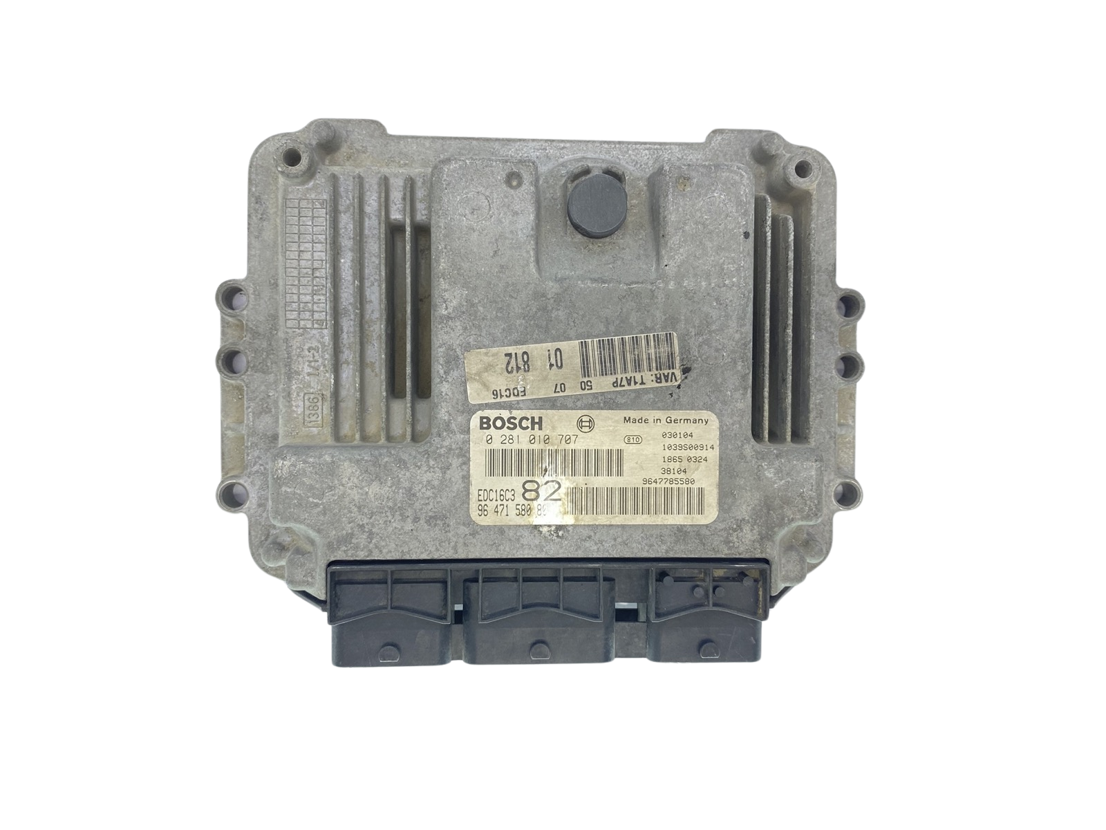 Controller 0281010707 9647158080 9647785580 PSA Bosch 63570 main product photo