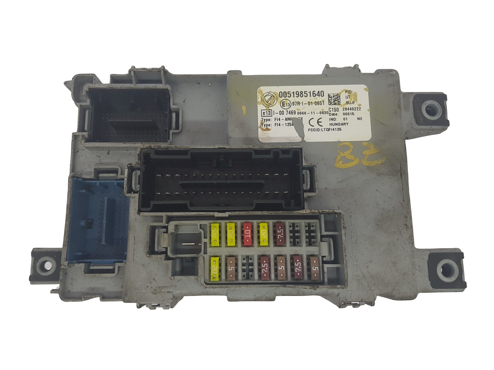 Controller BSI Fiat 00519851640 Delphi main product photo