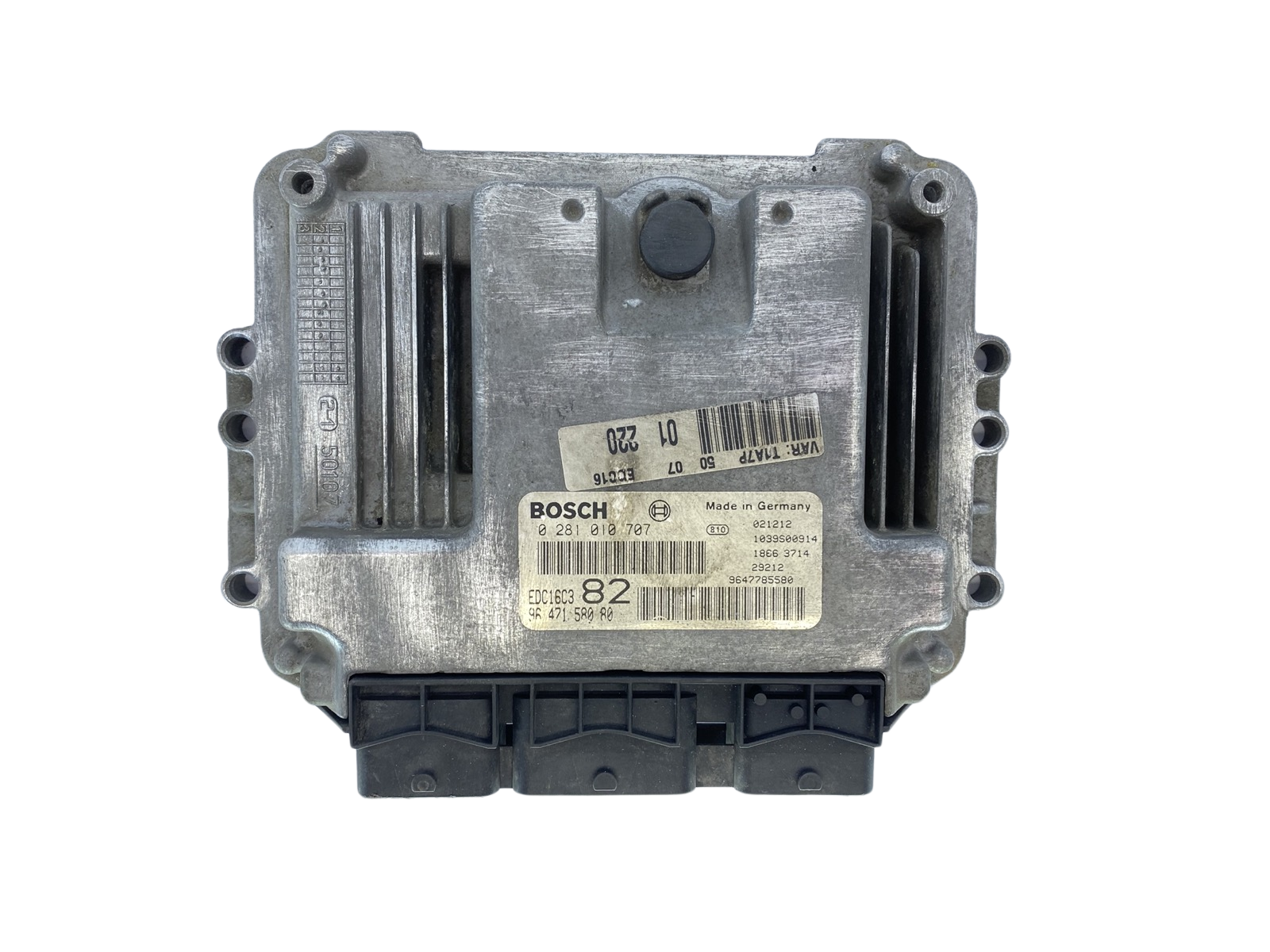 Controller 0281010707 9647158080 9647785580 PSA Bosch 62883 main product photo