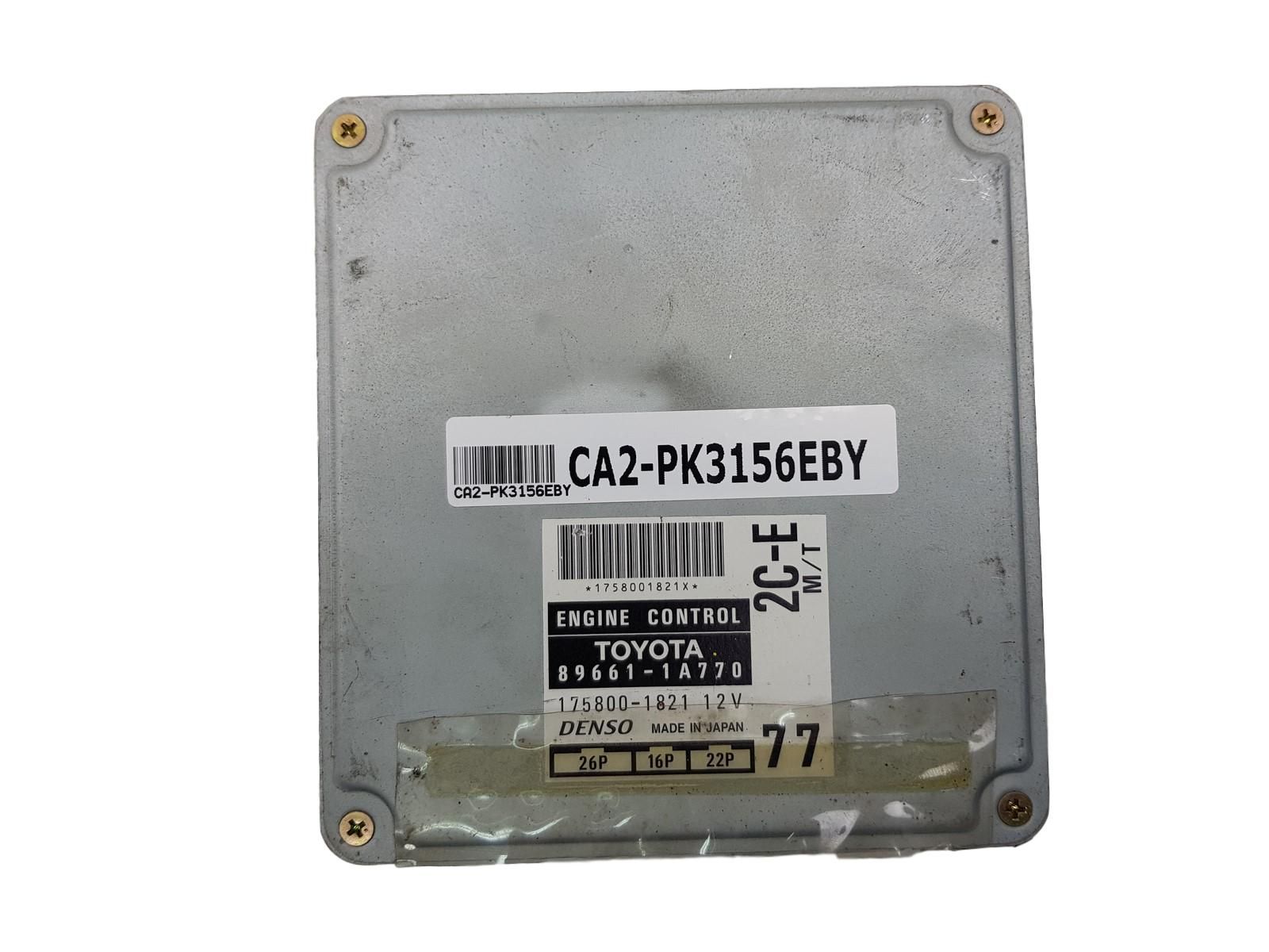 Engine Controller 89661-1A770 175800-1821 Toyota Denso 3156 main product photo