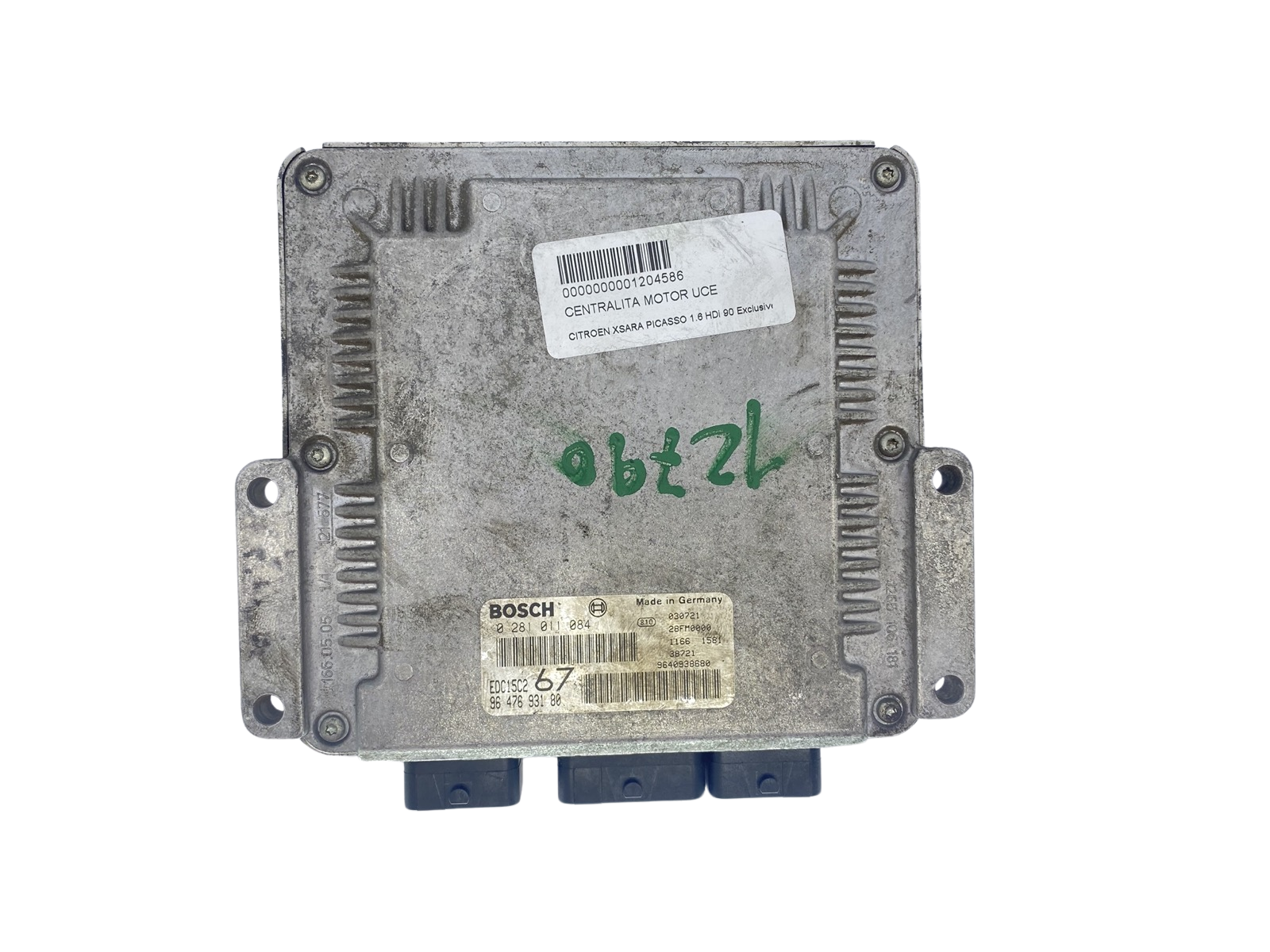 Controller 0281011084 9640938680 9647693180 PSA Bosch 62647 main product photo