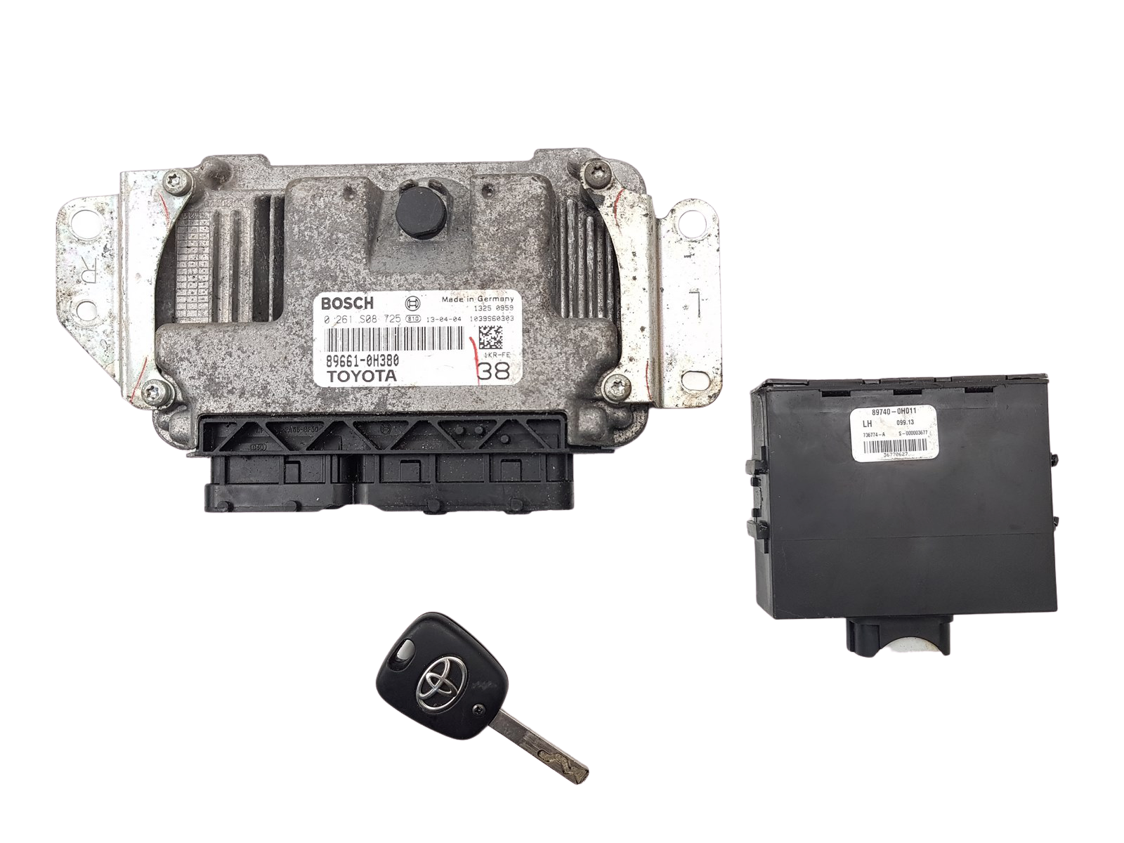 Starter Kit Toyota Aygo 89661-0H380 89740-0H011 1.0 main product photo