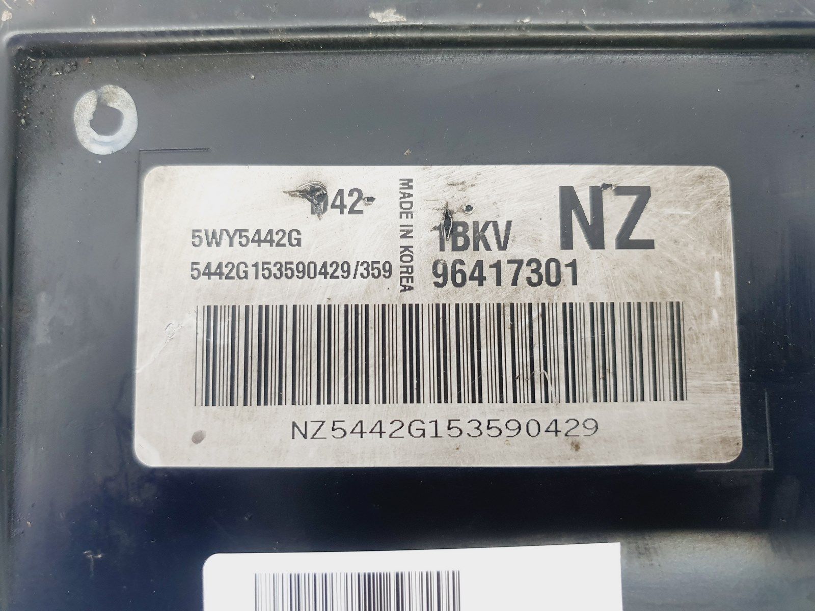 Controller 96417301 5WY5442G Chevrolet Kemsco 42330 main product photo
