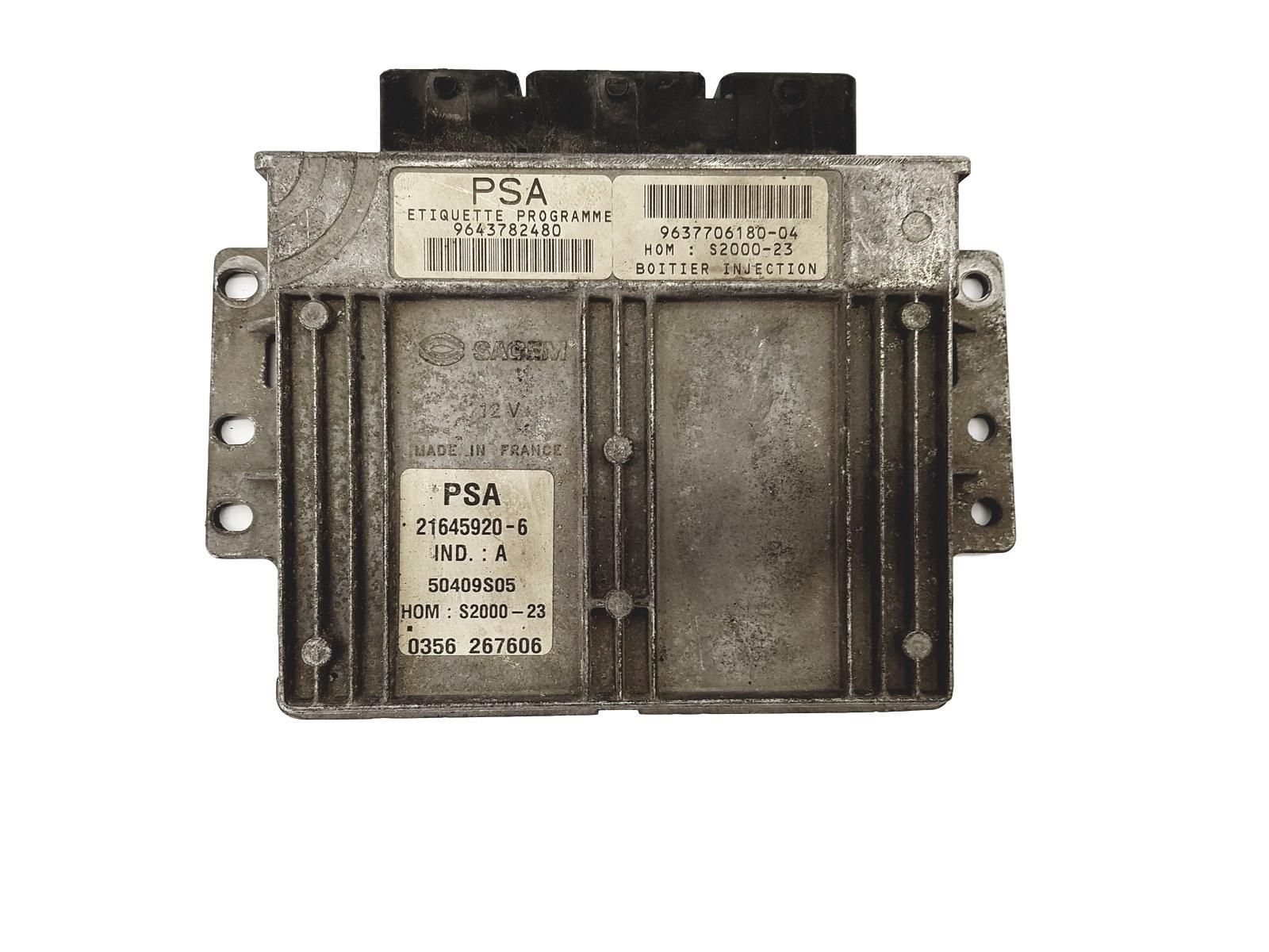 Controller 9643782480 9637706180-04 21645920-6 PSA Sagem 13776 main product photo