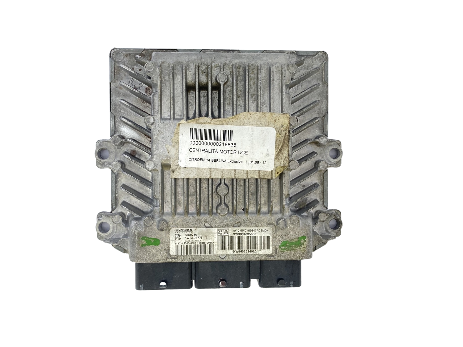 Controller 9655534080 9661835880 5WS40277I-T PSA Siemens 60320 main product photo