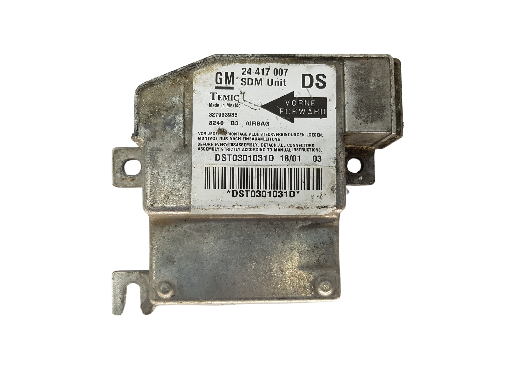 Controller 24417007 327963935 Opel Temic 15260 main product photo