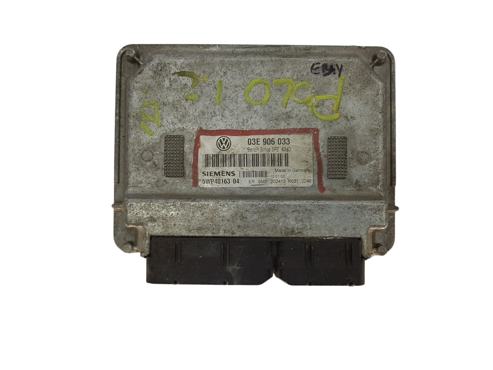 Controller 03E906033 5WP40163 04 VW Siemens 16082 main product photo