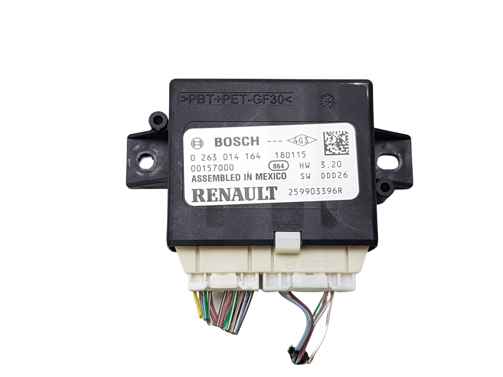 Controller PDC Renault 259903396R 0263014164 Bosch main product photo