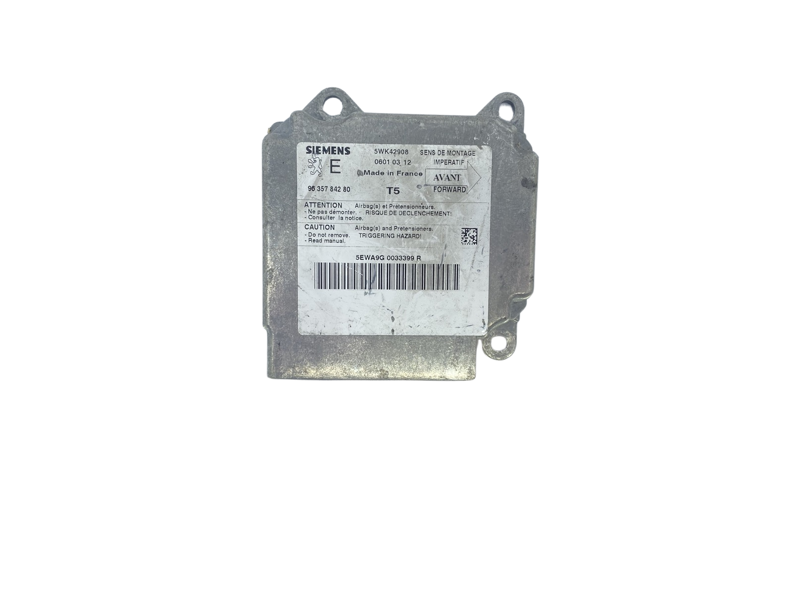Controller 9635784280 5WK42908 PSA Siemens 58703 main product photo