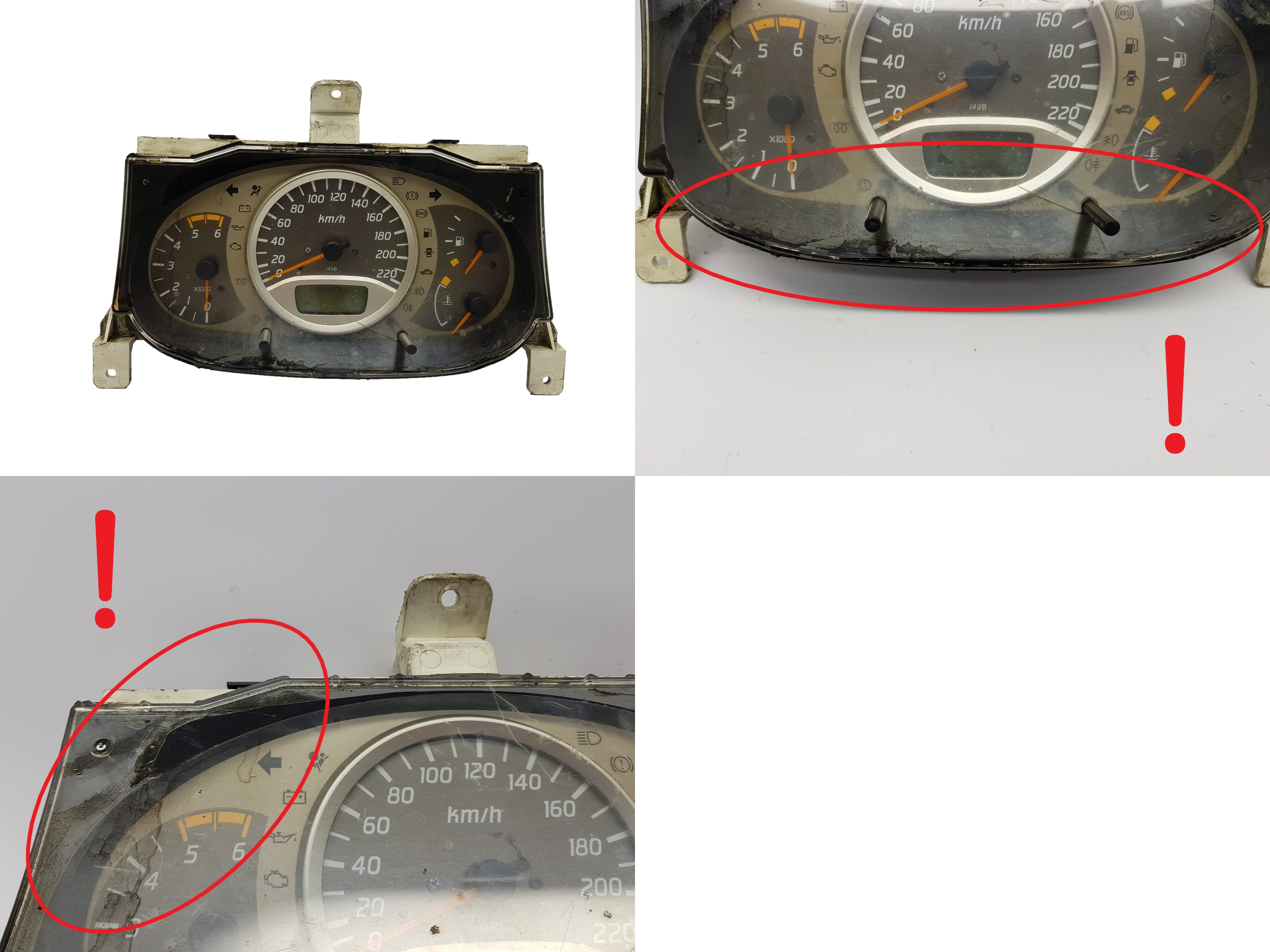 Speedometer/Instrument Cluster Nissan Almera Tino BU010 2062 main product photo