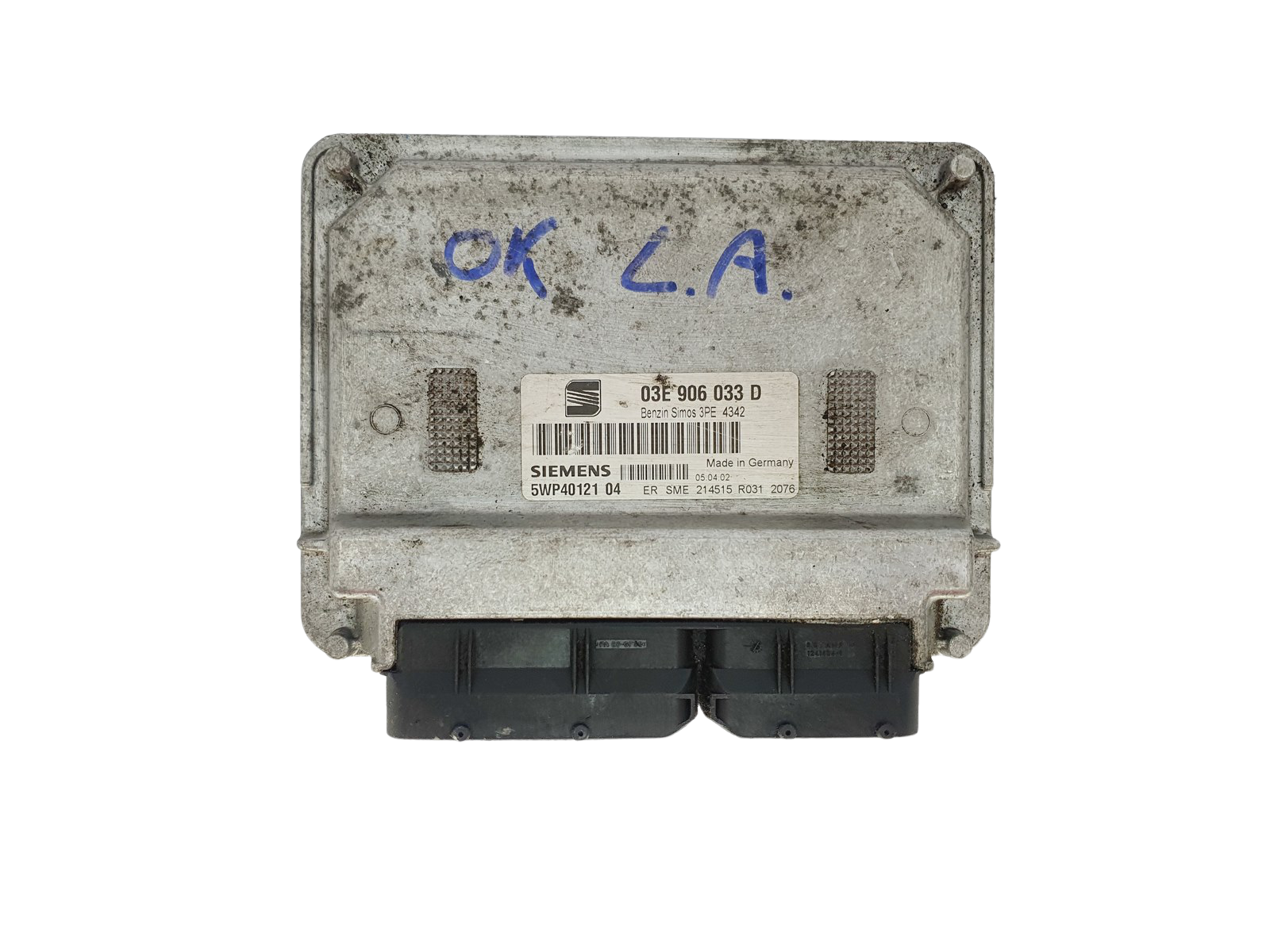Controller 03E906033D 5WP40121 04 Seat Siemens 46230 main product photo