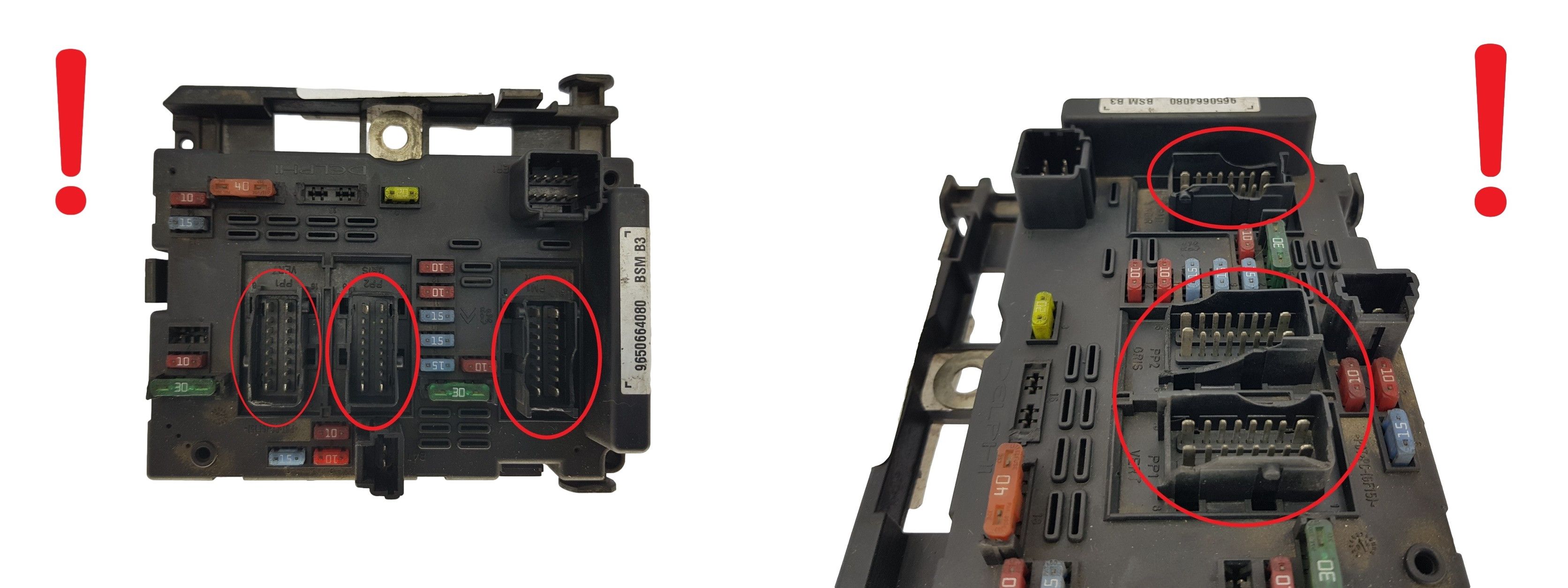 Controller BSM B3 9650664080 PSA Delphi 1669 main product photo