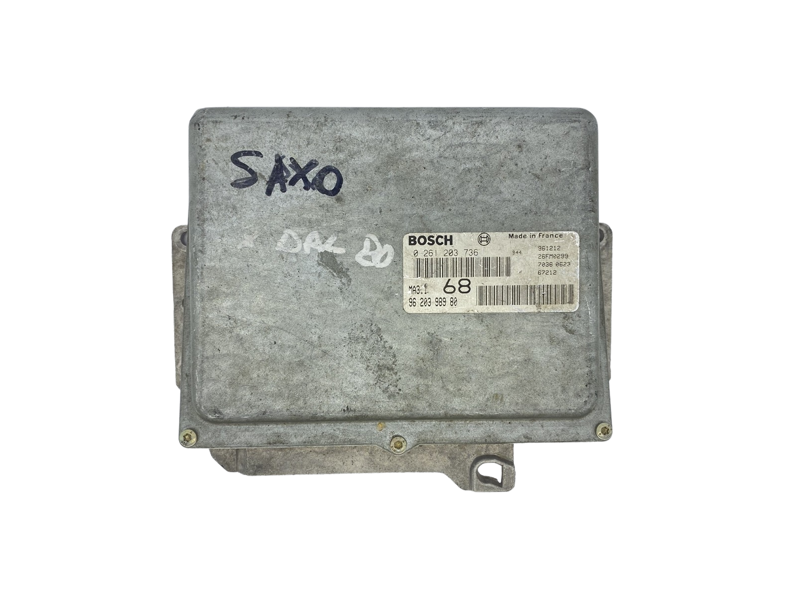 Controller 0261203736 9620398980 MA3.1 PSA Bosch 57181 main product photo