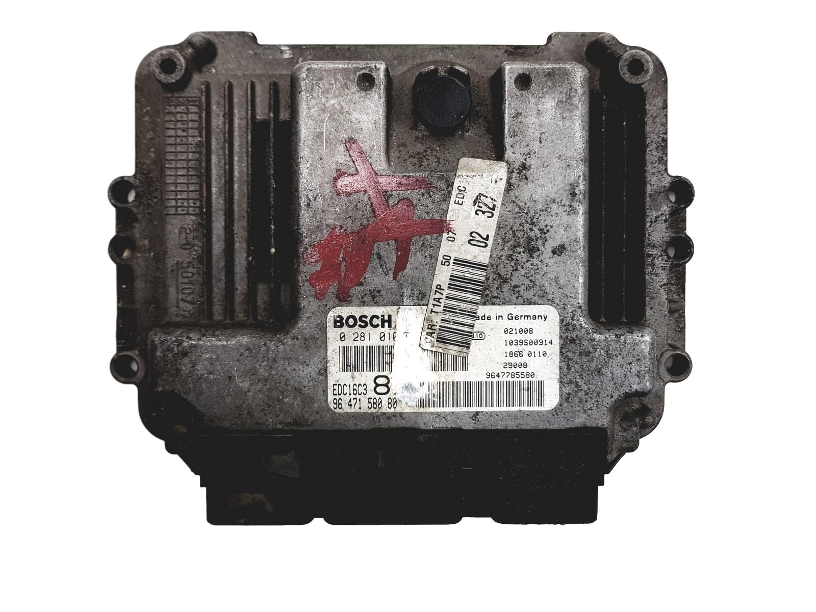 Controller 0281010707 9647158080 9647785580 PSA Bosch 3050 main product photo